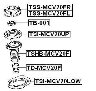 TSI-MCV20LOW - SPRING LOWER SEAT