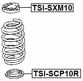 TSI-SCP10R - REAR SPRING LOWER SEAT