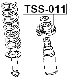 TSS-011 - REAR SHOCK ABSORBER MOUNTING