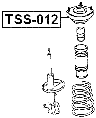TSS-012 - REAR SHOCK ABSORBER MOUNTING