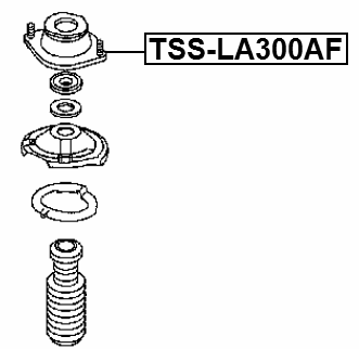 TSS-LA300AF - FRONT SHOCK ABSORBER MOUNTING