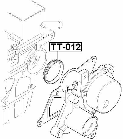 TT-012 - VACUUM PUMP O RING