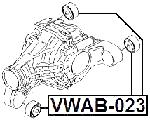 VWAB-023 - DIFFERENTIAL MOUNT BUSHING
