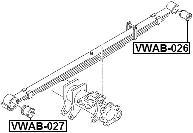 VWAB-026 - LEAF SPRING BUSHING