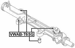 VWAB-T6SG - STEERING RACK BUSHING