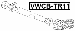 VWCB-TR11 - DRIVE SHAFT BEARING (REPAIR KIT)