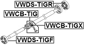 VWDS-TIGR - DRIVE SHAFT COUPLING