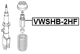 VWSHB-2HF - FRONT SHOCK ABSORBER BOOT