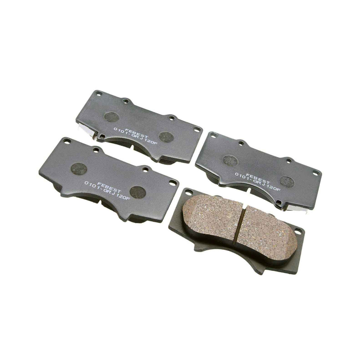 0101-GRJ120F - PAD KIT, DISC BRAKE, FRONT Braking System, Brake Pads