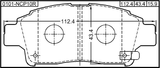 0101-NCP10R - PAD KIT, DISC BRAKE, FRONT