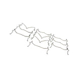 0103-004-PCS10 - ANTI-RATTLE SPRING, DISC BRAKE PADS PCS 10 Braking System, Fitting Kit