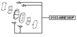 0103-NRE180F - DISC BRAKE CLIP SET