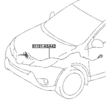 01101-ASA42 - CABLE ASSEMBLY HOOD LOCK CONTROL