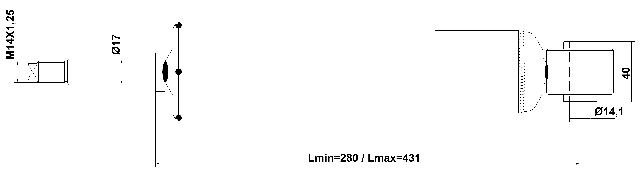01110-012F - FRONT SHOCK ABSORBER GAS.TWIN TUBE