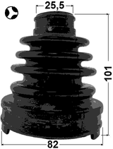 0115-GSU35LHT - BOOT INNER CV JOINT KIT 82X101X25.5