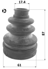 0115-KSP130T - BOOT INNER CV JOINT KIT 61X87X17.4