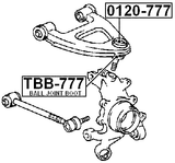 0120-777 - BALL JOINT REAR UPPER ARM