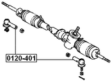 0121-401 - STEERING TIE ROD END