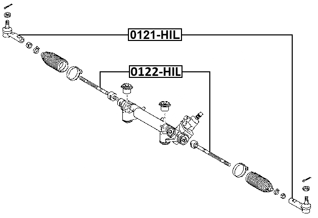 0121-HIL - STEERING TIE ROD END