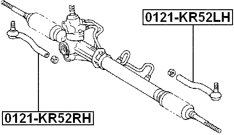 0121-KR52RH - STEERING TIE ROD END RIGHT