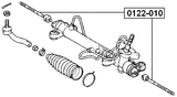 0122-010 - STEERING TIE ROD