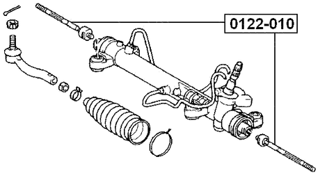 0122-010 - STEERING TIE ROD