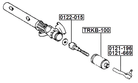 0122-015 - STEERING TIE ROD