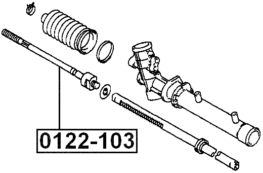 0122-103 - STEERING TIE ROD
