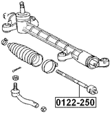 0122-250 - STEERING TIE ROD