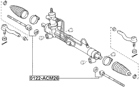 0122-ACM26 - STEERING TIE ROD
