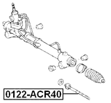 0122-ACR40 - STEERING TIE ROD
