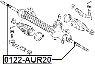 0122-AUR20 - STEERING TIE ROD