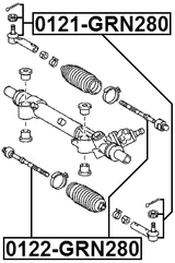 0122-GRN280 - STEERING TIE ROD