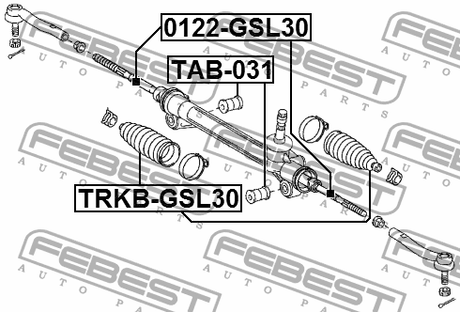 0122-GSL30 - STEERING TIE ROD