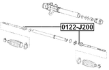0122-J200 - STEERING TIE ROD