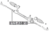 0122-KGB10 - STEERING TIE ROD