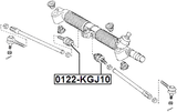 0122-KGJ10 - STEERING TIE ROD