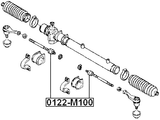 0122-M100 - STEERING TIE ROD