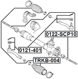 0122-SCP10 - STEERING TIE ROD