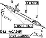 0122-ZRR70 - STEERING TIE ROD