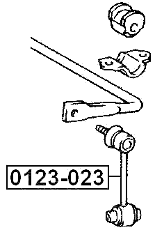 0123-023 - REAR STABILIZER LINK