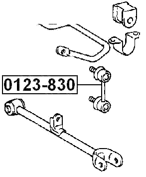 0123-830 - REAR STABILIZER LINK