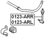0123-ARR - REAR RIGHT STABILIZER LINK
