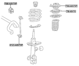 0123-ASV70F - FRONT STABILIZER LINK / SWAY BAR LINK