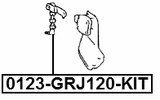 0123-GRJ120-KIT - LINK, HEIGHT CONTROL SENSOR, REPAIR KIT