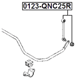 0123-QNC25R - REAR STABILIZER LINK