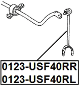 0123-USF40RL - REAR LEFT STABILIZER LINK