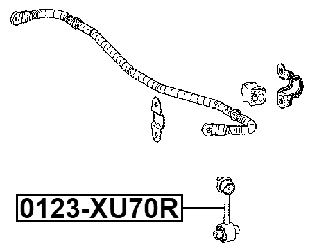 0123-XU70R - REAR STABILIZER LINK