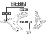 0124-ASV70LH - LEFT LOWER FRONT ARM