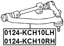 0124-KCH10LH - LEFT UPPER FRONT ARM